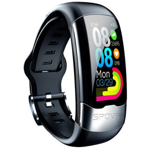 SPOVAN smart watch men sport digital fitness watches heart rate monitor blood pressure bracelet health smartwatch ECG,HRV,PPG