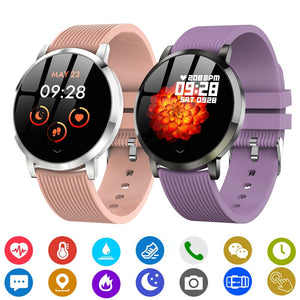 Bluetooth Smart Watch For Women Support Heart Rate Blood Pressure Monitor Health Tracker Watches Sport Fitness Digital Clock