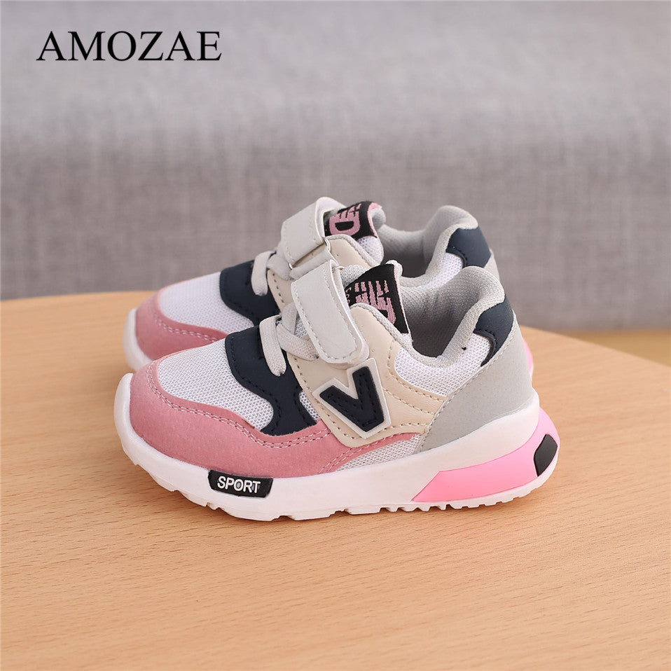 Spring Autumn Kids Shoes Baby Boys Girls Children&#39;s Casual Sneakers Breathable Soft Anti-Slip Running Sports Shoes Size 21-30