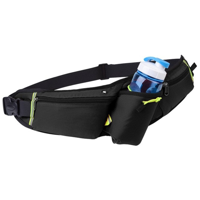 Running Waist Bag Marathon Sports Climbing Hiking Racing Gym Fitness Lightweight Hydration Belt Water Bottle Hip Waist Pack